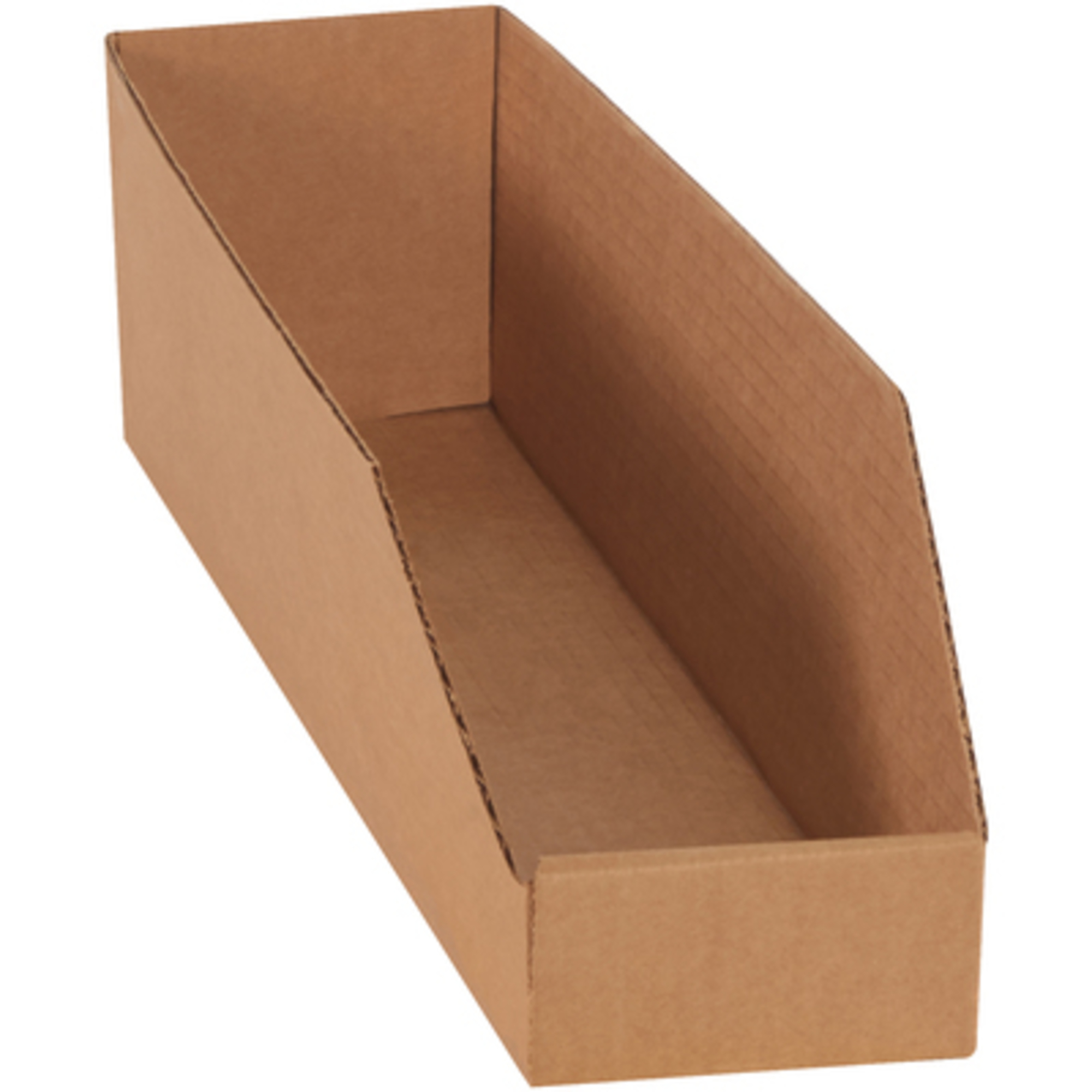 4 x 18 x 4 1/2in. Kraft Bin Boxes 50/CS, Height 4.5 in, Width 4 in, Bins Included (qty.) 50 Model# BINBWZ418K